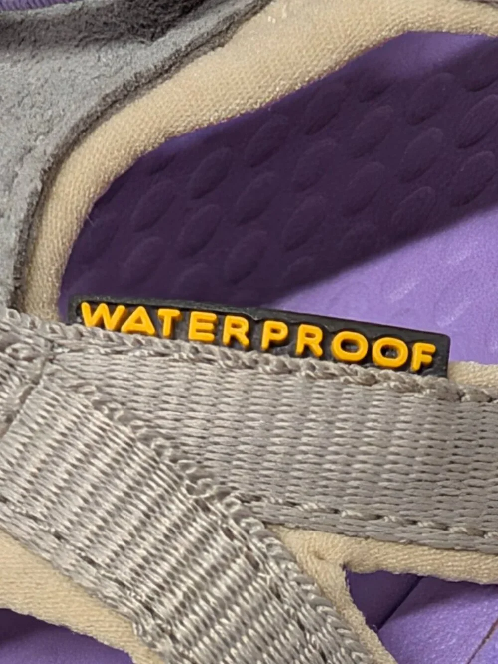 KEEN Whisper Sandal in Light Grey & Orchid